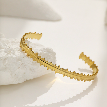 Isadora Gold Cuff Bracelet