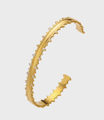Isadora Gold Cuff Bracelet