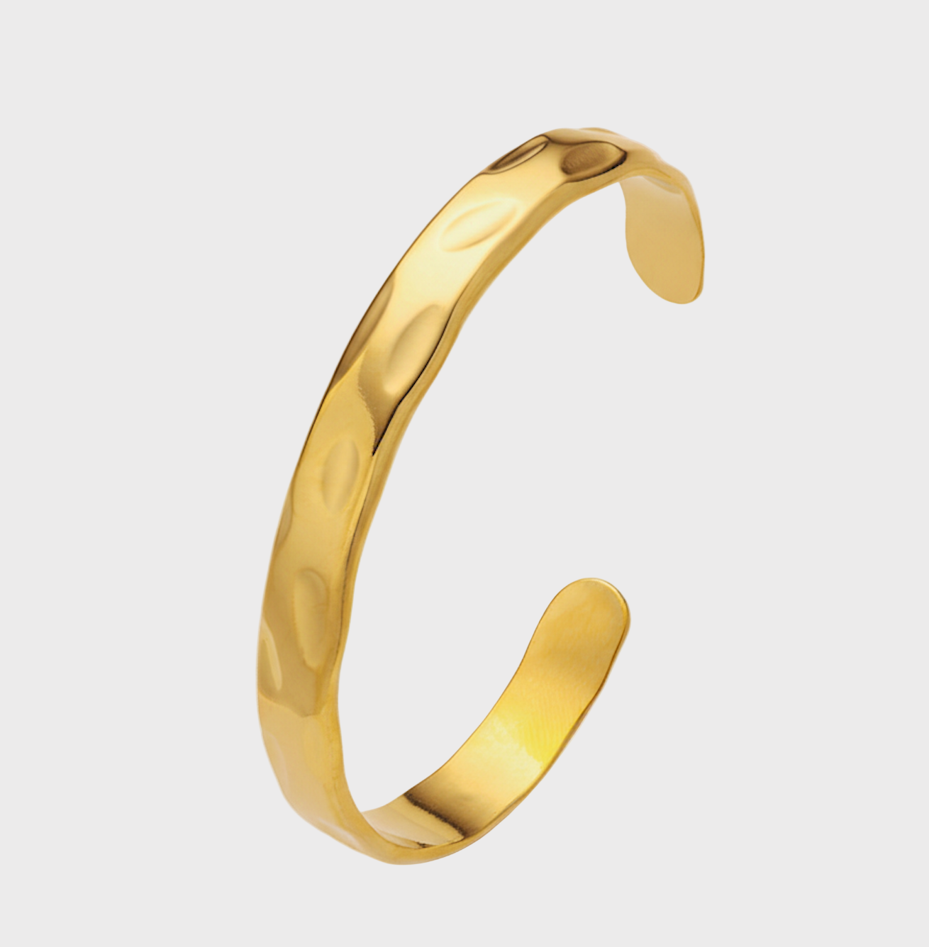 Marielle Textured Gold Cuff Bracelet