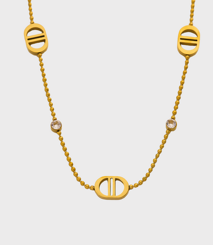 Cyria Symbol Gold Necklace
