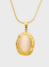 Isola Oval Gold Necklace