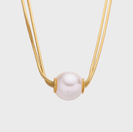 Ophira Pearl Gold Necklace
