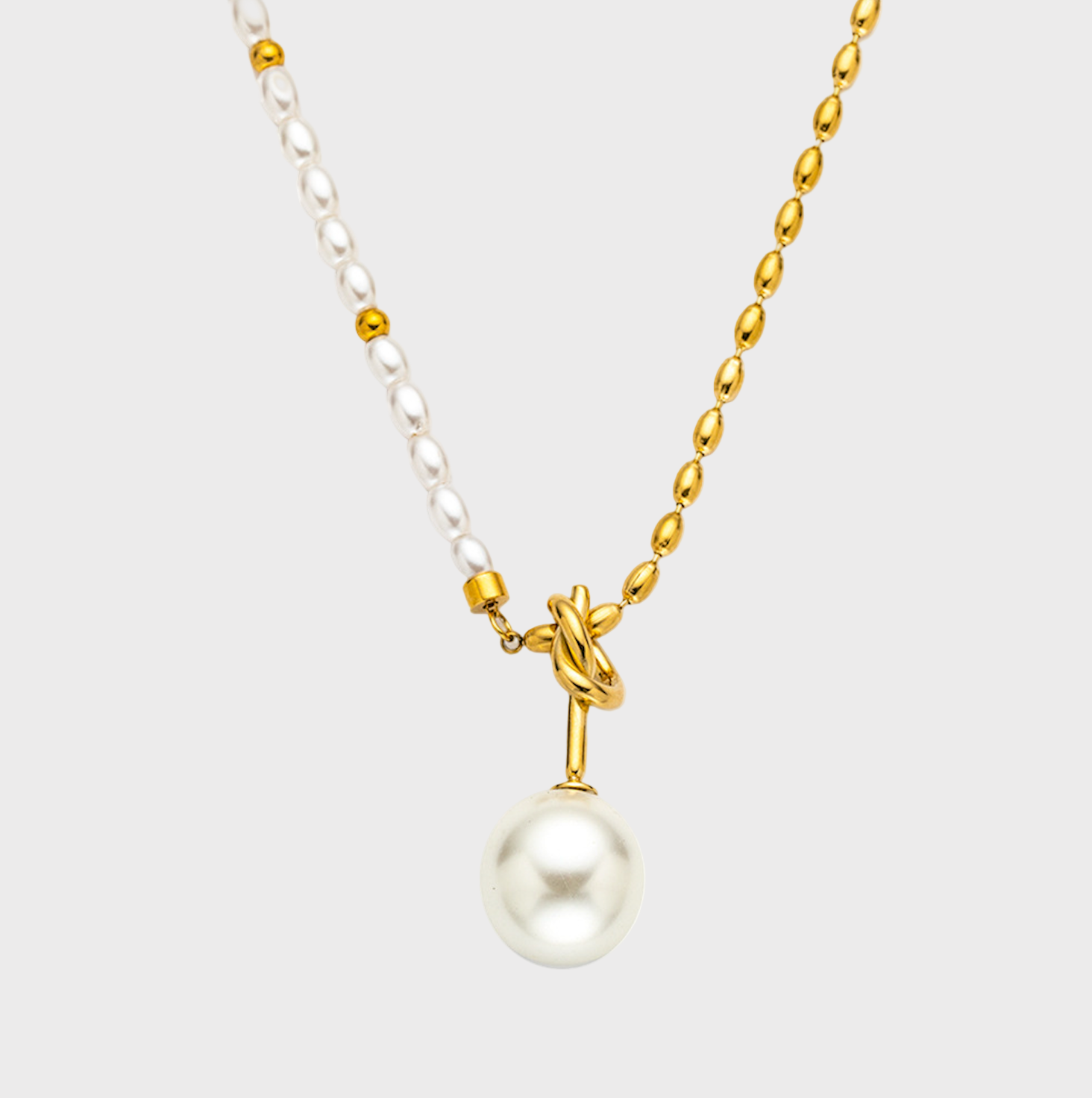 Gold Pearl Harmony Necklace