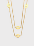 Gold Double Link Necklace