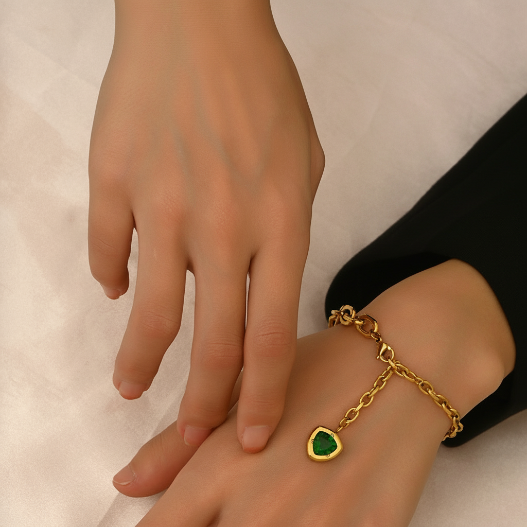 Verda Drop Gold Bracelet