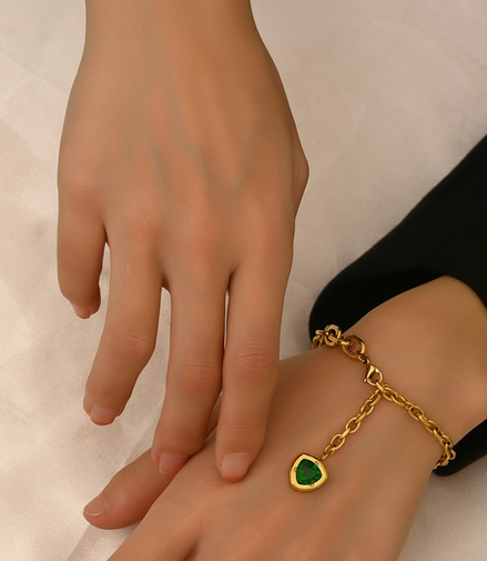 Verda Drop Gold Bracelet