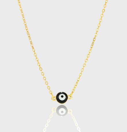 Evil Eye Minimal Gold Necklace