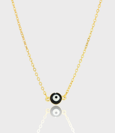 Evil Eye Minimal Gold Necklace