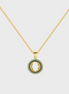 Hamsa Evil Eye Gold Necklace