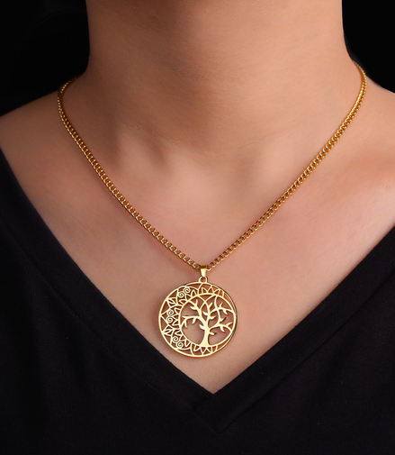 Tree of Life Gold Necklace