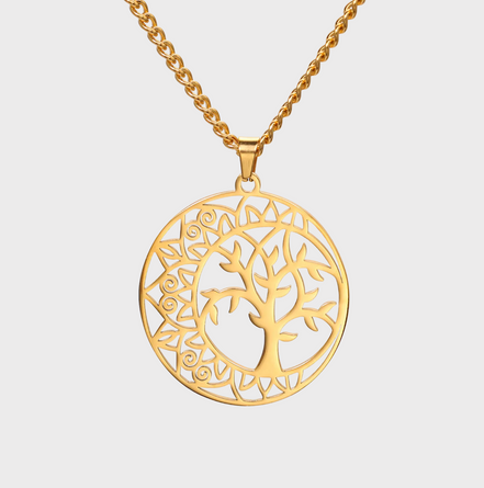 Tree of Life Gold Necklace