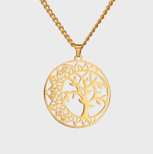 Tree of Life Gold Necklace