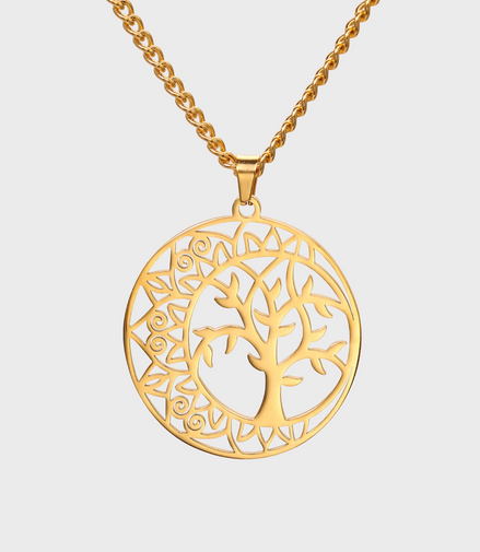 Tree of Life Gold Necklace