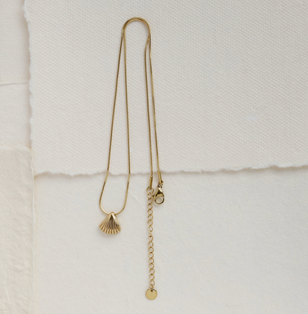 Gold Shell Necklace