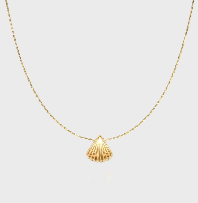 Gold Shell Necklace