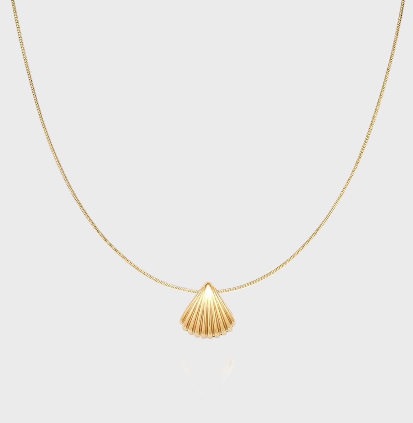 Gold Shell Necklace